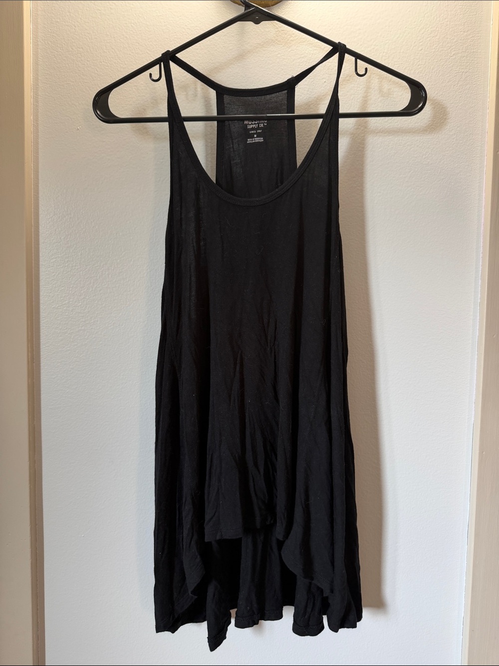 Mossimo Supply Co. Black Flowing Tank Top